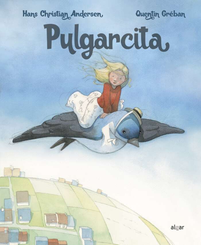 Pulgarcita había nacido de una flor y era tan pequeña que dormía en una cáscara de nuez