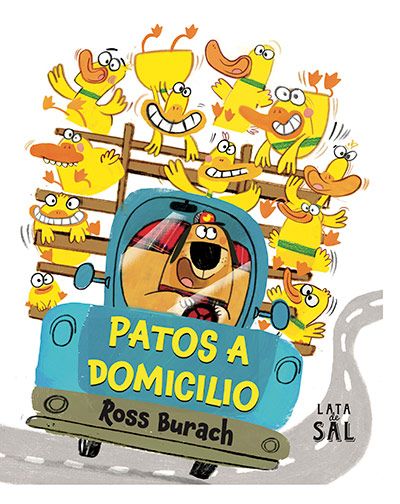 «Patos a domicilio» es el tercer libro que Lata de Sal publica de este joven y exitoso autor contemporáneo: Ross Burach. Este libro es la historia desternillante de un perro que tiene una empresa de patos de compañía a domicilio. Lleva patos a todo aquel que los necesite